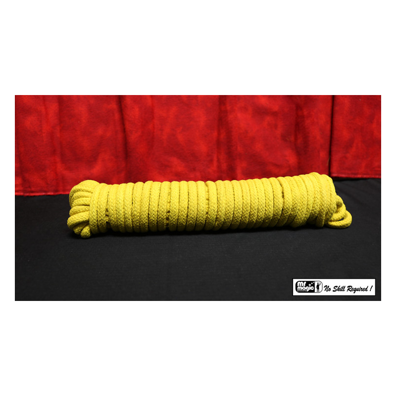 Cotton Rope (Yellow) 50 ft by Mr. Magic - Trick