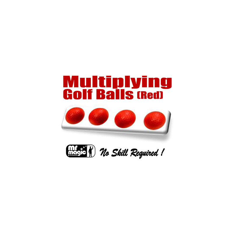 Multiplying Golf Balls (Red) by Mr. Magic - Trick
