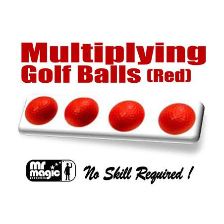 Multiplying Golf Balls (Red) by Mr. Magic - Trick