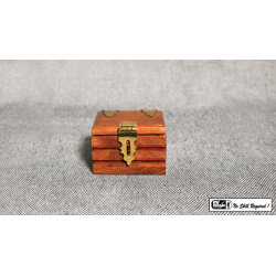 Quarter Go Box (Teak) by Mr. Magic - Trick