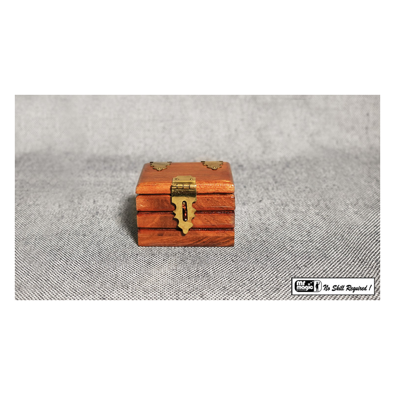 Quarter Go Box (Teak) by Mr. Magic - Trick