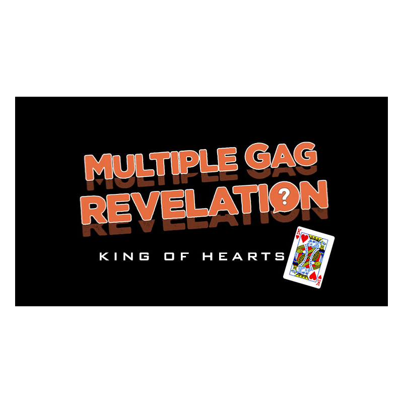 MULTIPLE GAG PREDICTION KING OF HEARTS by PlayTime Magic DEFMA - Trick