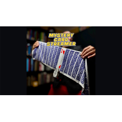 Mystery Card Streamer (Blue 4 of Hearts) by PlayTime Magic DEFMA