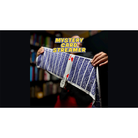 Mystery Card Streamer (Blue 4 of Hearts) by PlayTime Magic DEFMA