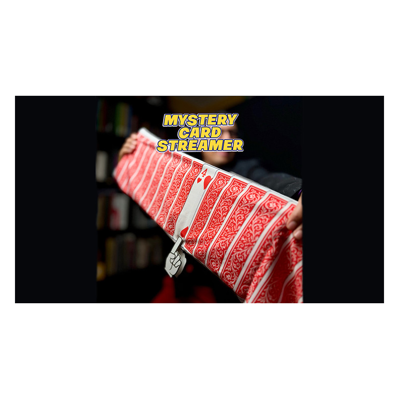 Mystery Card Streamer (Red 4 of Hearts) by PlayTime Magic DEFMA