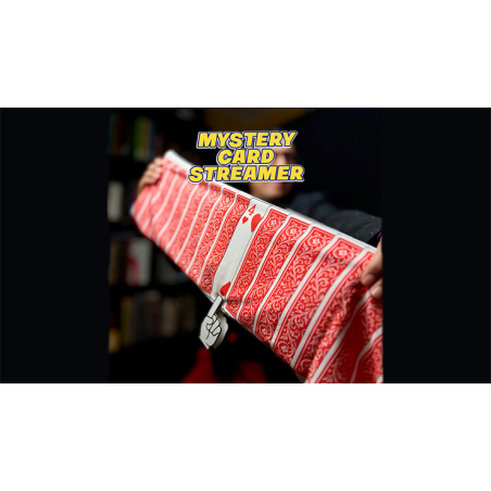 Mystery Card Streamer (Red 4 of Hearts) by PlayTime Magic DEFMA