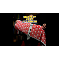 Mystery Card Streamer (Red 6 of Clubs) by PlayTime Magic DEFMA