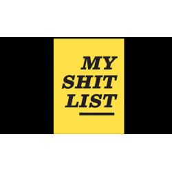 My Sh*t List by Diamond Jim Tyler