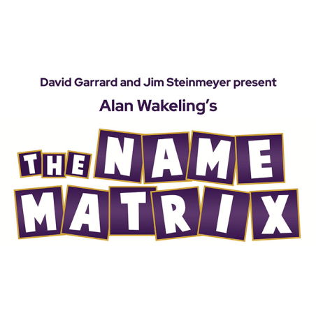 David Garrard and Jim Steinmeyer Present: Alan Wakeling's Name Matrix