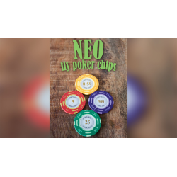 Neo Fly Poker Chips (Gimmicks and Online Instructions) by Leo Smetsers - Trick