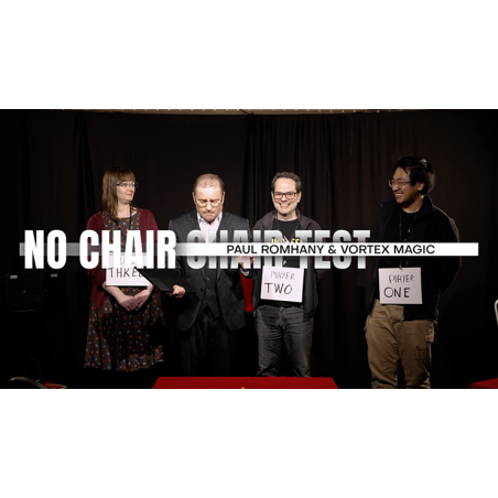 Vortex Magic Presents THE NO CHAIR CHAIR TEST - by Paul Romhany - Trick