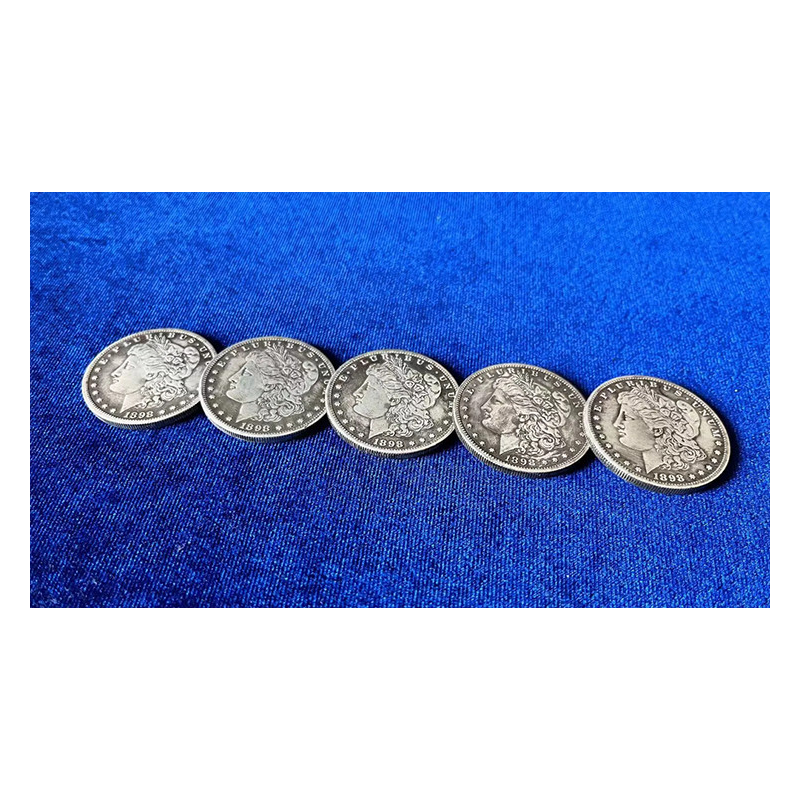 NORMAL MORGAN COIN (5 Dollar Sized Replica Coins) by N2G - Trick