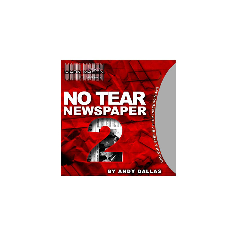 No Tear Newspaper 2 (Gimmick and Online Instructions) by Andy Dallas - Trick