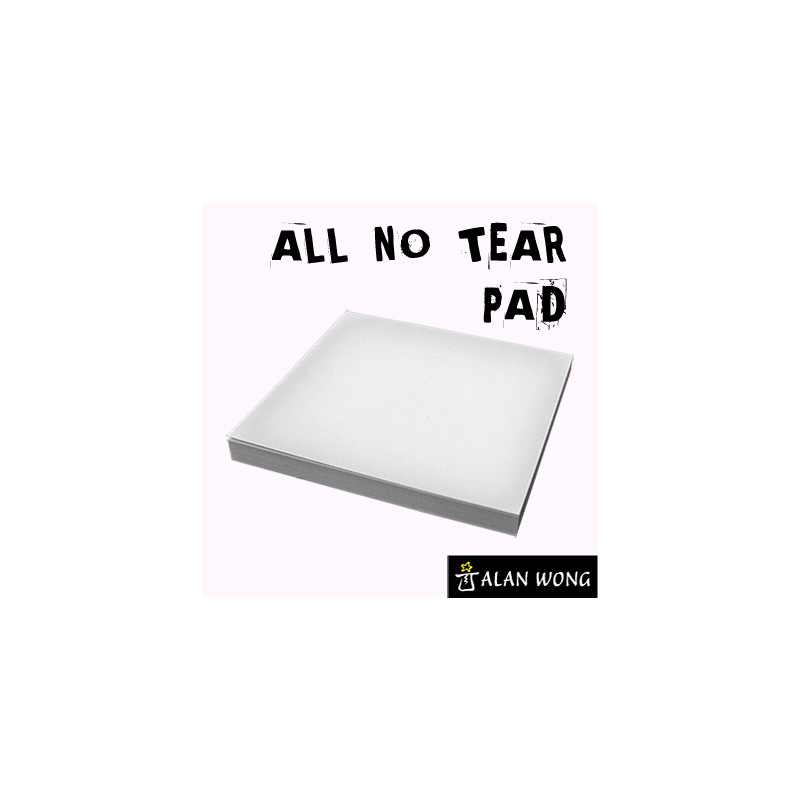 No Tear Pad (Small, 3.5 X 3.5, All No Tear) by Alan Wong - Trick