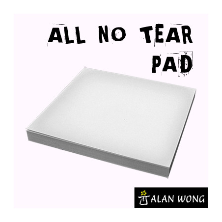 No Tear Pad (Small, 3.5 X 3.5, All No Tear) by Alan Wong - Trick