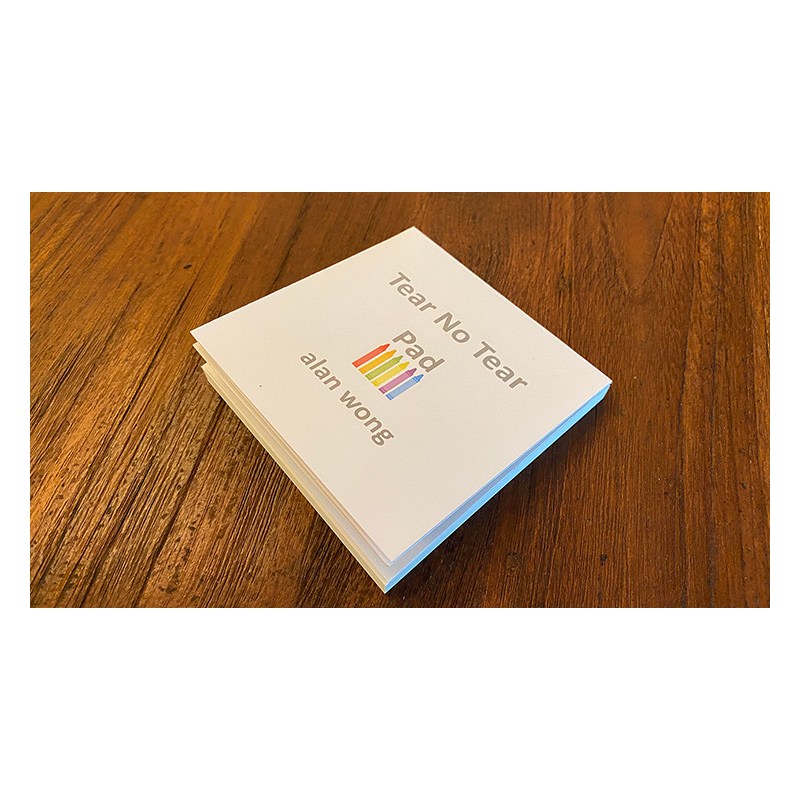 No Tear Pad (Small, 3.5 X 3.5, Tear/No Tear Alternating) by Alan Wong - Trick
