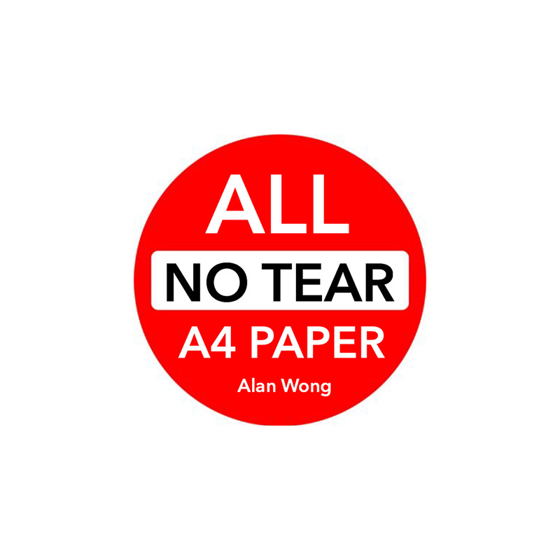 No Tear Pad (Extra Large, 8.5 X 11.5 ") ALL No Tear by Alan Wong - Trick