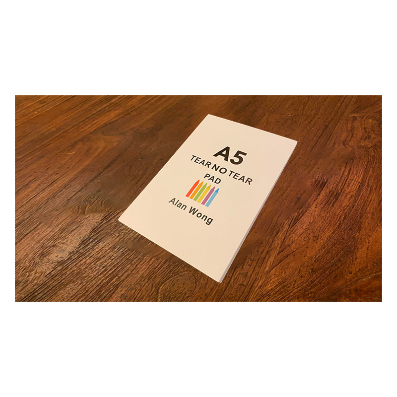 No Tear Pad (Medium, 6"x8", Tear/No Tear Alternating) by Alan Wong - Trick
