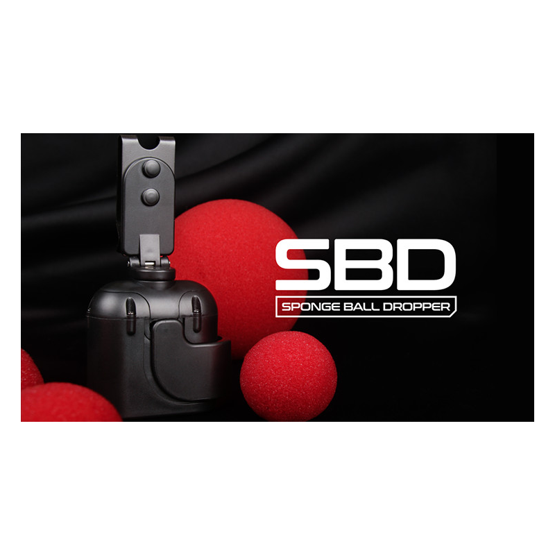 Hanson Chien Presents SBD (Sponge Ball Dropper) by Ochiu Studio (Black Holder Series) - Trick