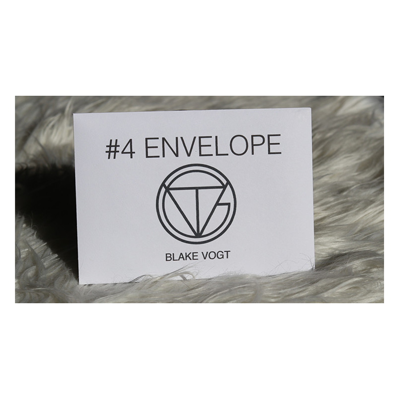 Number 4 Envelope (Gimmicks and Online Instructions) by Blake Vogt - Trick