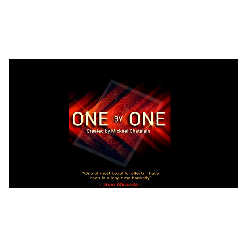 One by One (Red) by Mickaël Chatelain