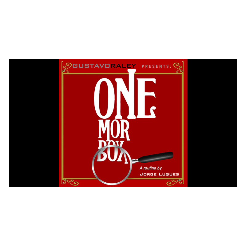 ONE MORE BOX RED (Gimmicks and Online Instructions) by Gustavo Raley - Trick