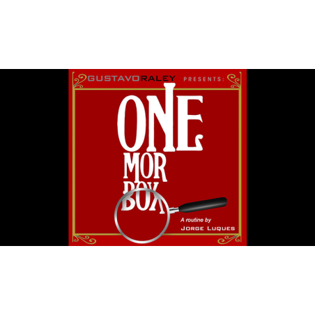 ONE MORE BOX RED (Gimmicks and Online Instructions) by Gustavo Raley - Trick