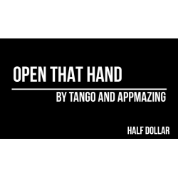 Open That Hand (Half Dollar) by Appmazing and Tango Magic(D0210)