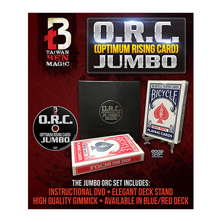 O.R.C.(Optimum Rising Card) Jumbo Red by Taiwan Ben - Trick