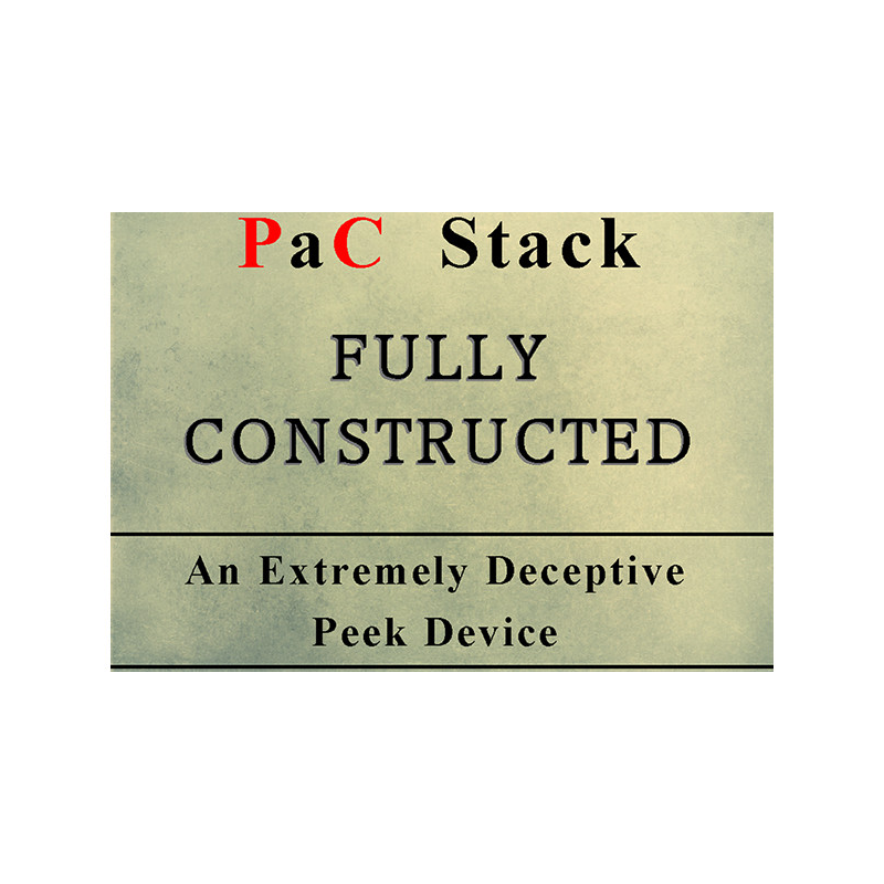 PaC Stack: Fully Constructed (Gimmicks and Online Instructions) by Paul Carnazzo - Trick