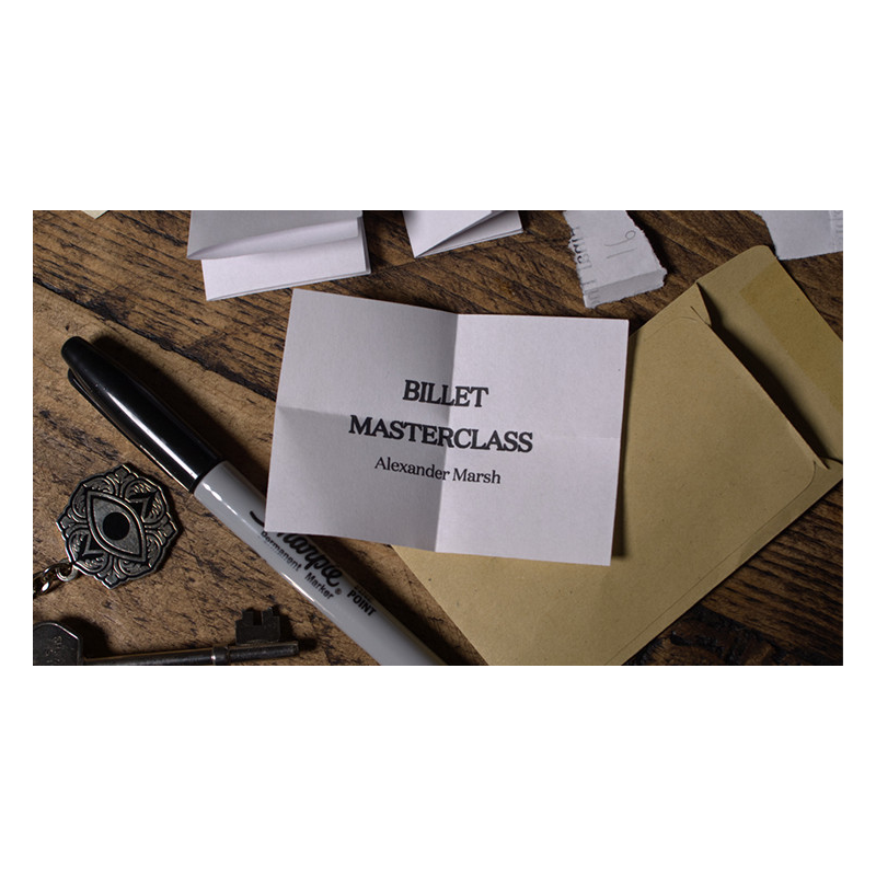Billet Masterclass (Online Instructions plus Materials) by Alexander Marsh and The 1914 - Trick