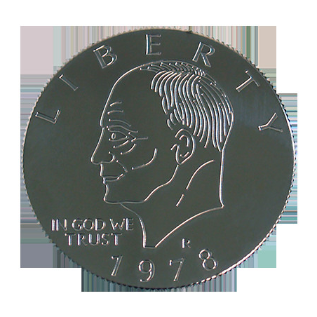 Eisenhower Palming Coin (Dollar Sized) by You Want it We Got it - Trick