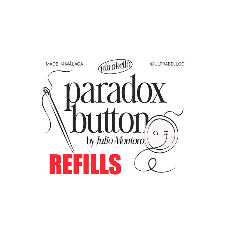 Paradox Button Refill (10 buttons + 1 envelope) by Julio Montoro and Ultrabello