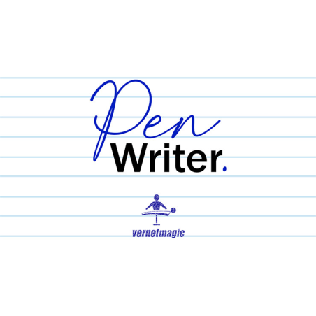 PEN WRITER Black (Gimmicks and Online Instructions) by Vernet Magic - Trick
