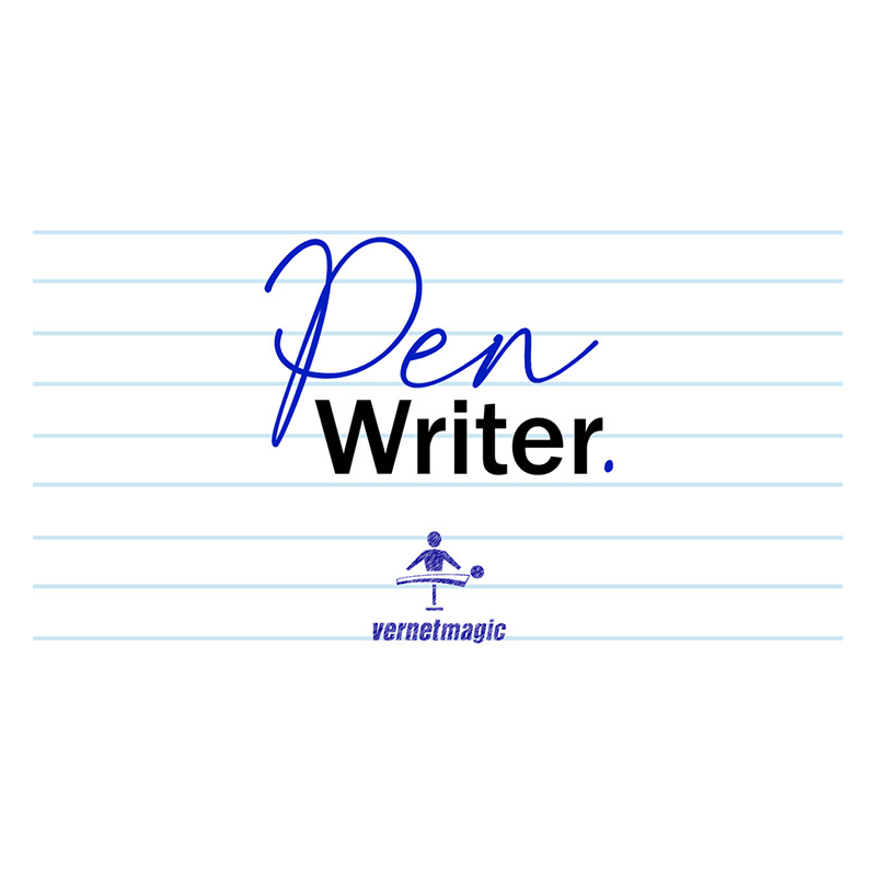 PEN WRITER Blue (Gimmicks and Online Instructions) by Vernet Magic - Trick