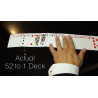 The 52 to 1 Deck Blue (Gimmicks and Online Instructions) by Wayne Fox and David Penn - Trick