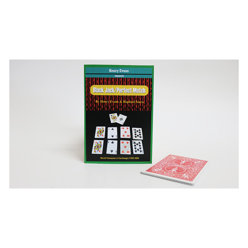Black Jack/ Perfect Match Red (Gimmicks and Online Instructions) by Henry Evans and Raphael Seara - Trick