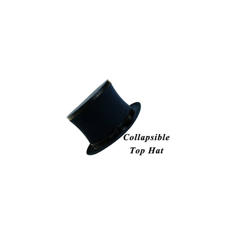Top Hat Collapsible Premium Magic (Black) - Trick