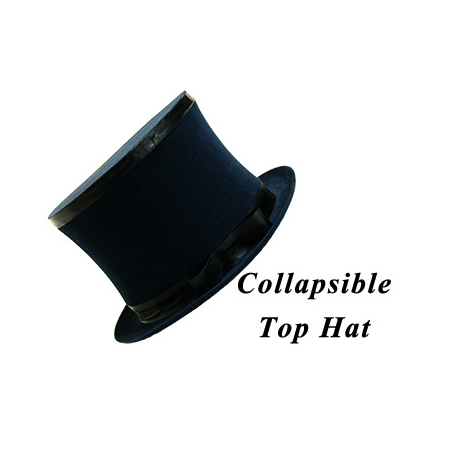 Top Hat Collapsible Premium Magic (Black) - Trick