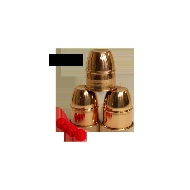 Cups and Balls (Copper) by Premium Magic - Trick