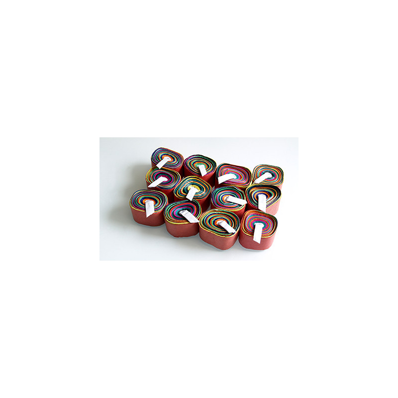 Mouth Coil 50ft (12/Rainbow) by Premuim Magic - Trick