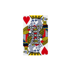 POKER Size Card Stickers by Alan Wong - Trick