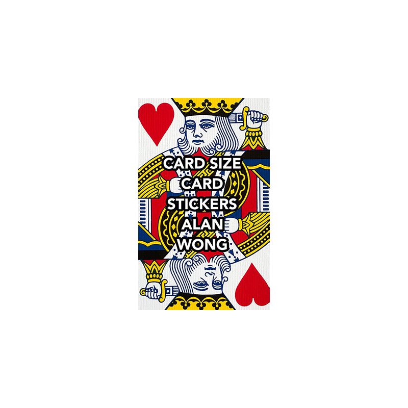POKER Size Card Stickers by Alan Wong - Trick