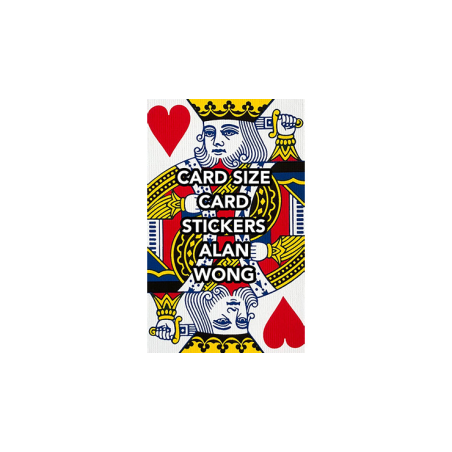POKER Size Card Stickers by Alan Wong - Trick
