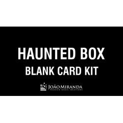 Blank Card Kit for Haunted Box by João Miranda - Trick