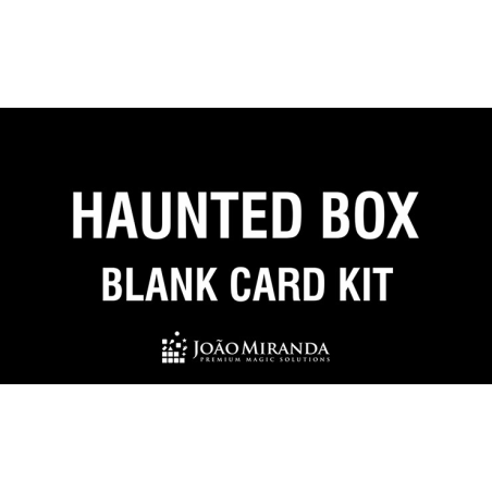 Blank Card Kit for Haunted Box by João Miranda - Trick