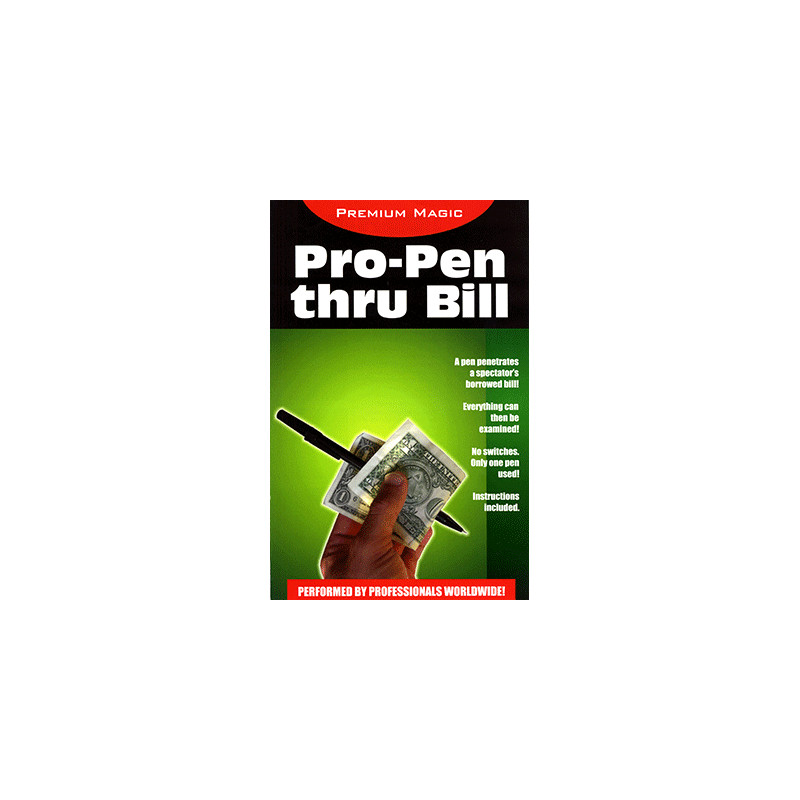 Pro Pen Through Bill by Premium Magic - Trick