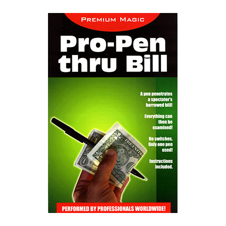 Pro Pen Through Bill by Premium Magic - Trick