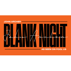 Blank Night 2025 Edition (Blue) by John Archer