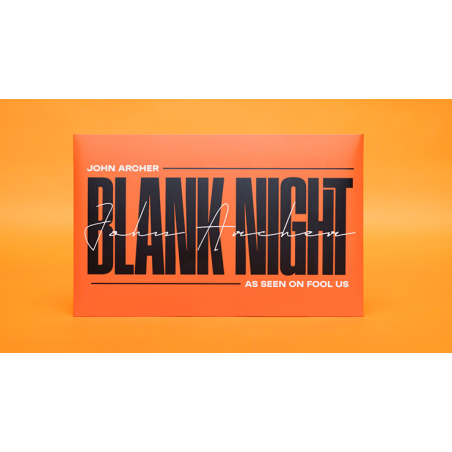 Blank Night 2025 Edition (Orange) by John Archer